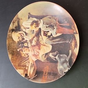 Norman Rockwell "THE TOY MAKER" Collector Plate
